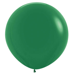 Amscan_OO Balloon - Plain Latex Fashion Forest Green Latex Balloons 60cm 3pk