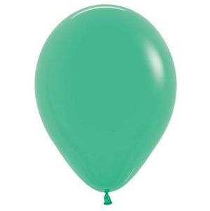 Amscan_OO Balloon - Plain Latex Fashion Green Latex Balloons 30cm 25pk