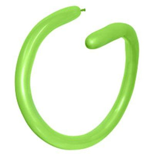 Amscan_OO Balloon - Plain Latex Fashion Lime Green Modelling Latex Balloons 260T 100pk