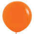 Fashion Orange Latex Balloons 60cm 3pk