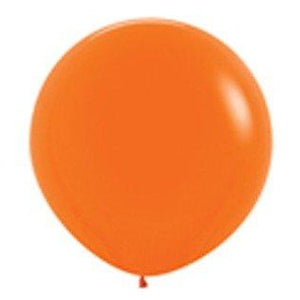 Amscan_OO Balloon - Plain Latex Fashion Orange Latex Balloons 90cm 2pk