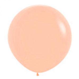 Amscan_OO Balloon - Plain Latex Fashion Peach Blush Latex Balloons 90cm 2pk