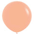 Fashion Peach Latex Balloons 60cm 3pk