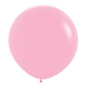 Amscan_OO Balloon - Plain Latex Fashion Pink Latex Balloons 90cm 2pk