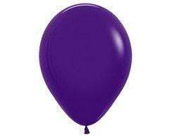 Amscan_OO Balloon - Plain Latex Fashion Purple Violet Latex Balloons 45cm 6pk