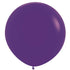 Fashion Violet Latex Balloons 60cm 3pk