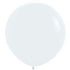 Fashion White Latex Balloons 90cm 2pk