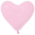 Hearts Fashion Pink Latex Balloons 28cm 12pk