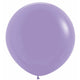 Amscan_OO Balloon - Plain Latex Lavender Black Latex Balloons 60cm 3pk