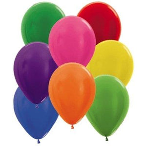 Amscan_OO Balloon - Plain Latex Metallic Assorted Latex Balloons 30cm 25pk