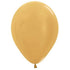 Metallic Gold Latex Balloons 30cm 100pk