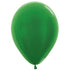 Metallic Green Latex Balloons 30cm 25pk