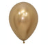 Metallic Reflex Gold Latex Balloons 30cm 50pk