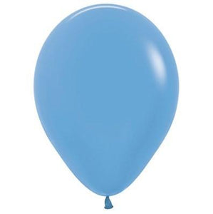Amscan_OO Balloon - Plain Latex Neon Blue Latex Balloons 30cm 100pk