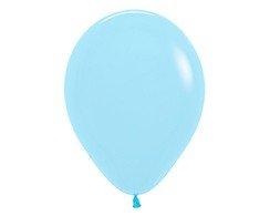 Amscan_OO Balloon - Plain Latex Pastel Matte Blue Latex Balloons 30cm 100pk