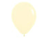 Pastel Matte Yellow Latex Balloons 30cm 100pk
