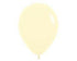 Pastel Matte Yellow Latex Balloons 90cm 2pk
