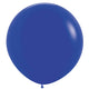 Amscan_OO Balloon - Plain Latex Royal Blue Lavender Latex Balloons 60cm 3pk