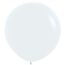 Amscan_OO Balloon - Plain Latex Satin Pearl White Latex Balloons 90cm 2pk