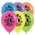 70's Disco Theme Neon Assorted Latex Balloons 30cm 25pk
