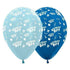 Birthday Boy Satin Pearl Blue & Metallic Blue Latex Balloon 30cm 6pk