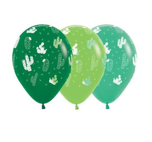 Amscan_OO Balloon - Printed Latex Cactus Fashion Assorted Latex Balloons 30cm 12pk