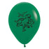 Dino Blast Fashion Forest Green Latex Balloons 30cm 6pk