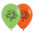 Dino Blast Fashion Lime Green & Orange Latex Balloons 30cm 25pk
