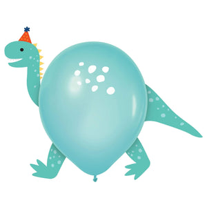 Amscan_OO Balloon - Printed Latex Dino-mite Pary Dinosaurs Paper Adhesive Add-ons & Latex Balloons 30cm 6pk