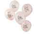 Floral Hen Party Team Bride Confetti Balloons 30cm