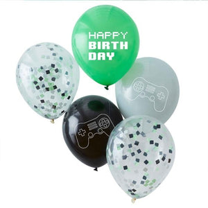 Balloon - Printed Latex Game Controller Balloon Bundle 30cm 5pk