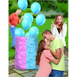 Amscan_OO Balloon - Printed Latex Gender Reveal Boy Balloon Sack Each