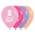It's A Girl Teddy Fashion Assorted Latex Balloons 30cm 25pk