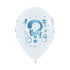 METALink Guess Boy or Girl Fashion White Latex Balloons 12pk