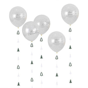 Balloon - Printed Latex Nordic Noel Balloon Bundle 30cm 5pk