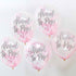 Oh Baby About To Pop Balloons Pink Confetti 30cm