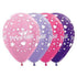 Princess Theme Satin Pearl & Metallic Assorted Latex Balloons 30cm 25pk