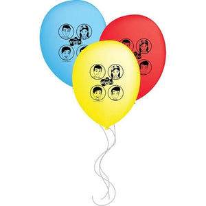 Amscan_OO Balloon - Printed Latex The Wiggles Latex Balloons 30cm 6pk