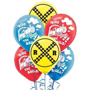 Amscan_OO Balloon - Printed Latex Thomas All Aboard Latex Balloon 30cm 6pk