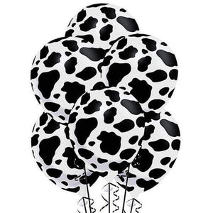 Amscan_OO Balloon - Printed Latex Western Cow Print Latex Balloons 30cm 6pk