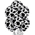 Western Cow Print Latex Balloons 30cm 6pk