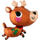 Amscan_OO Balloon - Supershapes, Numbers & Letters Adorable Reindeer Supershape Foil Balloon 76cm x 76cm Each