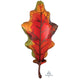 Amscan_OO Balloon - Supershapes, Numbers & Letters Autumn Oak Leaf Supershape Foil Balloon 50cm x 106cm Each