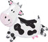 Barnyard Birthday Cow SuperShape Foil Balloon 76cm x 71cm Each