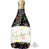 Confetti Bubbly Happy Birthday SuperShape Foil Balloon 35cm x 91cm Each
