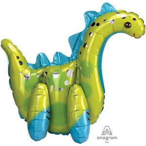 Amscan_OO Balloon - Supershapes, Numbers & Letters Dino-Mite Stegosaurus Dinosaur Supershape Foil Balloon 48cm x 58cm Each