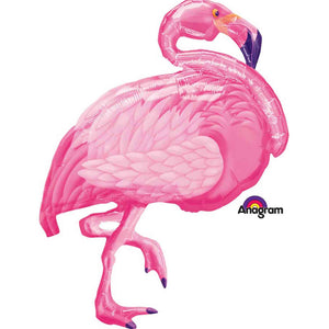 Amscan_OO Balloon - Supershapes, Numbers & Letters Flamingo Beach Supershape Foil Balloon 69cm x 89cm Each