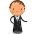 Handsome Groom Supershape Foil Balloon 48cm x 101cm Each
