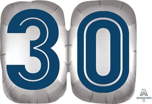 Amscan_OO Balloon - Supershapes, Numbers & Letters Happy Birthday Man 30 Supershape Foil Balloon 63cm x 50cm Each