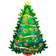 Amscan_OO Balloon - Supershapes, Numbers & Letters Holographic Green Christmas Tree Supershape Foil Balloon 66cm x 91cm Each